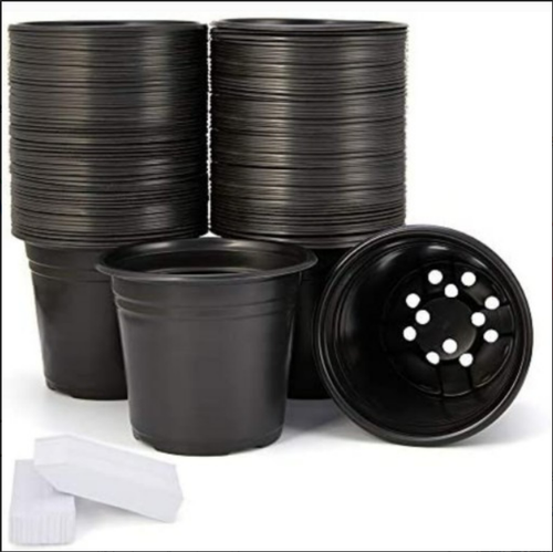 گلدان کشاورزی ژله ای سایز 12 مشکی بسته 200 عددی