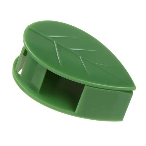 گیره پتوس طرح برگی بسته 200 عددی رنگ سبزه تیره