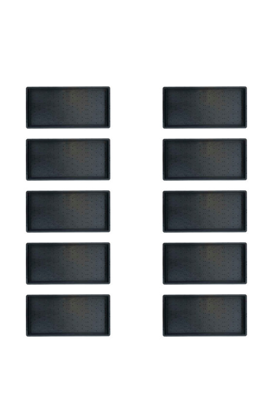 سینی کف بسته بدون زهکش عمق 3 سانت بسته 10 عددی