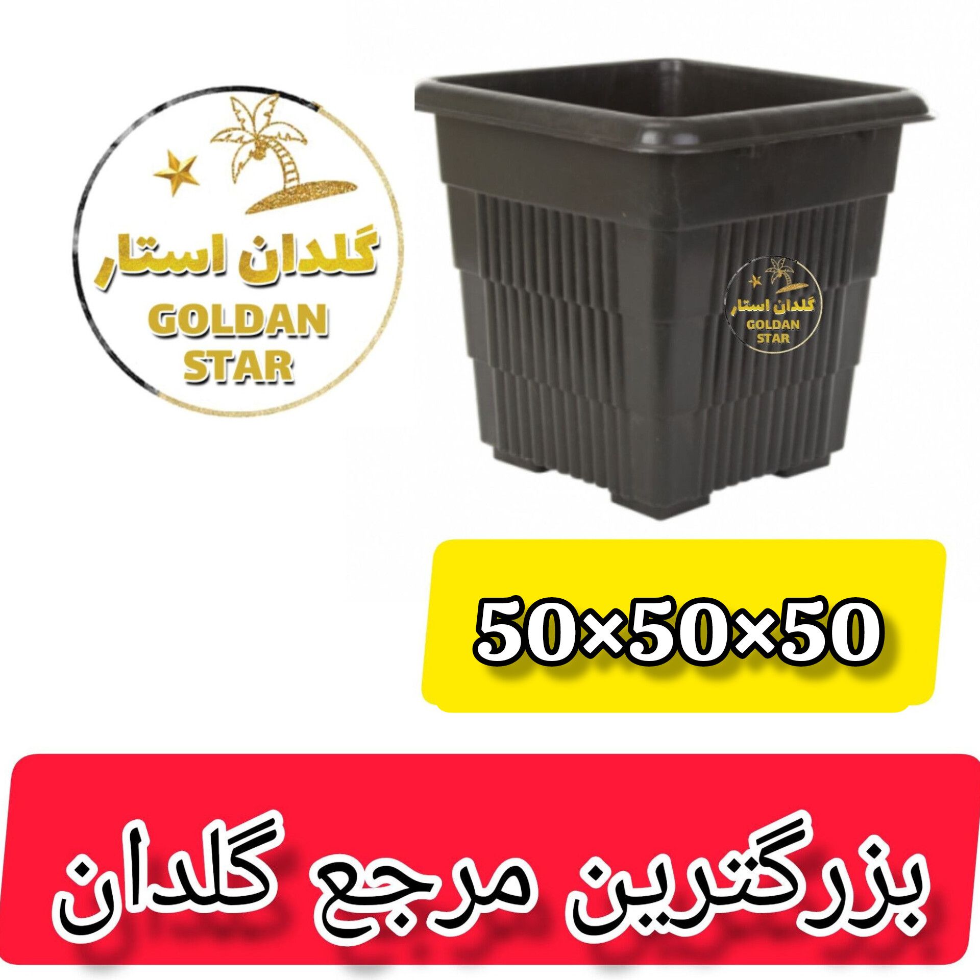 گلدان جعبه 50در50 ارزان